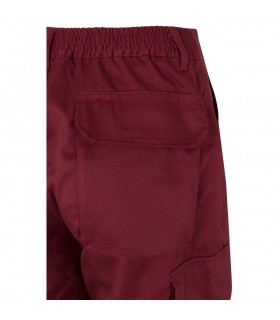 VL ATHENA Pantalon de sarga bicolor 210 g m forrado multibolsillos en algodon 20 y poliester 80 