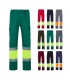VL POSEIDON Pantalon de sarga multibolsillos bicolor 210 g m en algodon 20 y poliester 80 