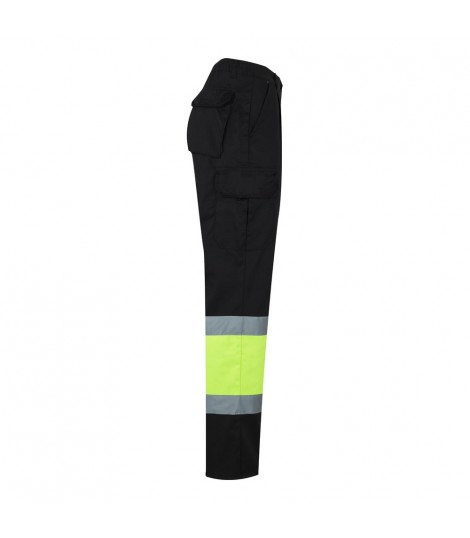 VL POSEIDON Pantalon de sarga multibolsillos bicolor 210 g m en algodon 20 y poliester 80 