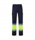 VL POSEIDON Pantalon de sarga multibolsillos bicolor 210 g m en algodon 20 y poliester 80 