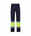 VL POSEIDON Pantalon de sarga multibolsillos bicolor 210 g m en algodon 20 y poliester 80 