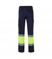 VL POSEIDON Pantalon de sarga multibolsillos bicolor 210 g m en algodon 20 y poliester 80 