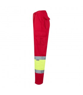 VL POSEIDON Pantalon de sarga multibolsillos bicolor 210 g m en algodon 20 y poliester 80 
