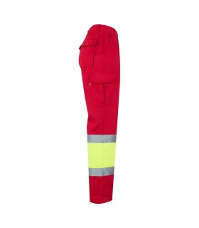 VL POSEIDON Pantalon de sarga multibolsillos bicolor 210 g m en algodon 20 y poliester 80 