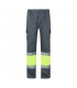 VL POSEIDON Pantalon de sarga multibolsillos bicolor 210 g m en algodon 20 y poliester 80 