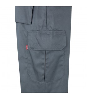 VL POSEIDON Pantalon de sarga multibolsillos bicolor 210 g m en algodon 20 y poliester 80 