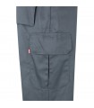 VL POSEIDON Pantalon de sarga multibolsillos bicolor 210 g m en algodon 20 y poliester 80 