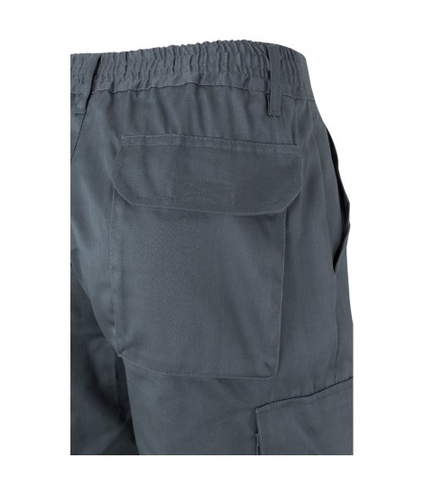 VL POSEIDON Pantalon de sarga multibolsillos bicolor 210 g m en algodon 20 y poliester 80 
