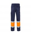 VL POSEIDON Pantalon de sarga multibolsillos bicolor 210 g m en algodon 20 y poliester 80 