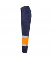 VL POSEIDON Pantalon de sarga multibolsillos bicolor 210 g m en algodon 20 y poliester 80 
