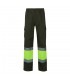VL POSEIDON Pantalon de sarga multibolsillos bicolor 210 g m en algodon 20 y poliester 80 