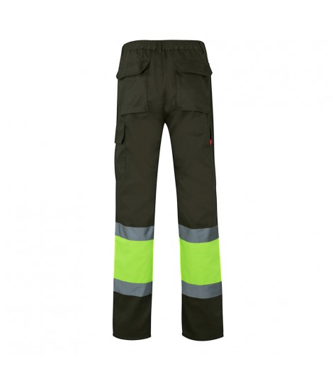 VL POSEIDON Pantalon de sarga multibolsillos bicolor 210 g m en algodon 20 y poliester 80 