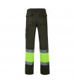 VL POSEIDON Pantalon de sarga multibolsillos bicolor 210 g m en algodon 20 y poliester 80 