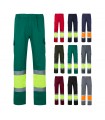 VL POSEIDON LARGE Pantalon de sarga multibolsillos bicolor 210 g m en algodon 20 y poliester 80 