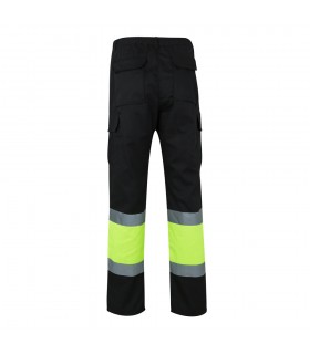 VL POSEIDON LARGE Pantalon de sarga multibolsillos bicolor 210 g m en algodon 20 y poliester 80 