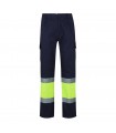 VL POSEIDON LARGE Pantalon de sarga multibolsillos bicolor 210 g m en algodon 20 y poliester 80 