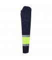 VL POSEIDON LARGE Pantalon de sarga multibolsillos bicolor 210 g m en algodon 20 y poliester 80 