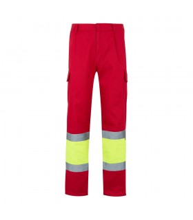 VL POSEIDON LARGE Pantalon de sarga multibolsillos bicolor 210 g m en algodon 20 y poliester 80 