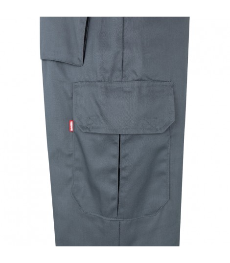 VL POSEIDON LARGE Pantalon de sarga multibolsillos bicolor 210 g m en algodon 20 y poliester 80 