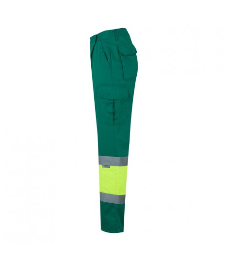 VL POSEIDON LARGE Pantalon de sarga multibolsillos bicolor 210 g m en algodon 20 y poliester 80 