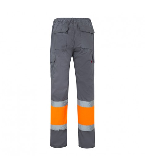 VL POSEIDON LARGE Pantalon de sarga multibolsillos bicolor 210 g m en algodon 20 y poliester 80 