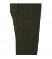 VL POSEIDON LARGE Pantalon de sarga multibolsillos bicolor 210 g m en algodon 20 y poliester 80 