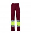 VL POSEIDON LARGE Pantalon de sarga multibolsillos bicolor 210 g m en algodon 20 y poliester 80 