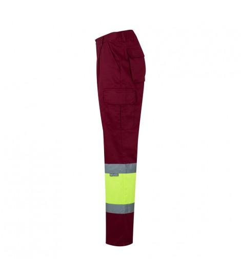 VL POSEIDON LARGE Pantalon de sarga multibolsillos bicolor 210 g m en algodon 20 y poliester 80 