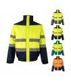 VL JUPITER Chaqueta acolchada bicolor 180g m en poliester 100 con revestimiento de PU