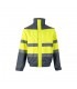 VL JUPITER Chaqueta acolchada bicolor 180g m en poliester 100 con revestimiento de PU