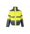 VL JUPITER Chaqueta acolchada bicolor 180g m en poliester 100 con revestimiento de PU