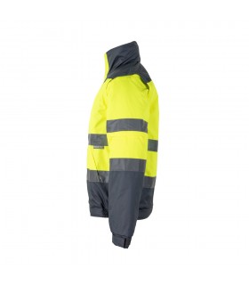 VL JUPITER Chaqueta acolchada bicolor 180g m en poliester 100 con revestimiento de PU