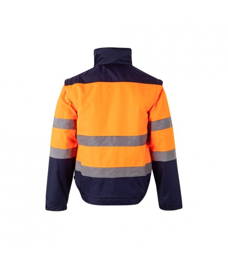 VL JUPITER Chaqueta acolchada bicolor 180g m en poliester 100 con revestimiento de PU