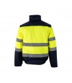 VL JUPITER LARGE Chaqueta acolchada bicolor 180g m en poliester 100 con revestimiento de PU