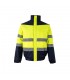 VL JUPITER LARGE Chaqueta acolchada bicolor 180g m en poliester 100 con revestimiento de PU