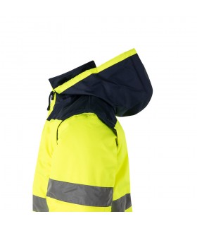 VL JUPITER LARGE Chaqueta acolchada bicolor 180g m en poliester 100 con revestimiento de PU