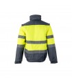 VL JUPITER LARGE Chaqueta acolchada bicolor 180g m en poliester 100 con revestimiento de PU