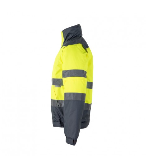 VL JUPITER LARGE Chaqueta acolchada bicolor 180g m en poliester 100 con revestimiento de PU