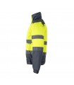 VL JUPITER LARGE Chaqueta acolchada bicolor 180g m en poliester 100 con revestimiento de PU
