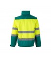 VL JUPITER LARGE Chaqueta acolchada bicolor 180g m en poliester 100 con revestimiento de PU