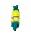 VL JUPITER LARGE Chaqueta acolchada bicolor 180g m en poliester 100 con revestimiento de PU