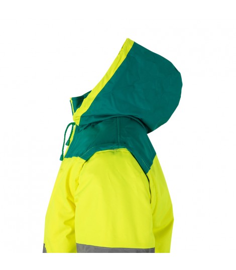 VL JUPITER LARGE Chaqueta acolchada bicolor 180g m en poliester 100 con revestimiento de PU