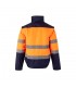VL JUPITER LARGE Chaqueta acolchada bicolor 180g m en poliester 100 con revestimiento de PU