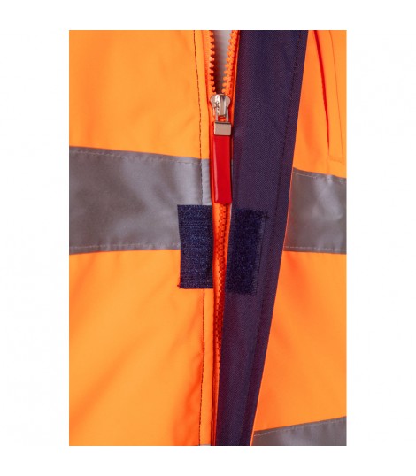VL JUPITER LARGE Chaqueta acolchada bicolor 180g m en poliester 100 con revestimiento de PU