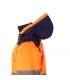 VL JUPITER LARGE Chaqueta acolchada bicolor 180g m en poliester 100 con revestimiento de PU