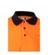 VL CUPID Polo bicolor ojo de pajaro 160g m con manga corta en poliester 100