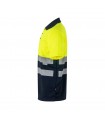 VL CUPID LARGE Polo bicolor ojo de pajaro 160g m con manga corta en poliester 100