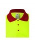 VL CUPID LARGE Polo bicolor ojo de pajaro 160g m con manga corta en poliester 100