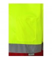 VL CUPID LARGE Polo bicolor ojo de pajaro 160g m con manga corta en poliester 100