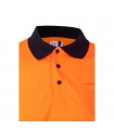 VL CUPID LARGE Polo bicolor ojo de pajaro 160g m con manga corta en poliester 100